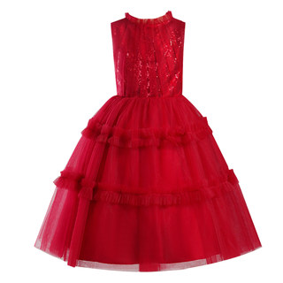 Minnie ferry girls mesh cake dress costume