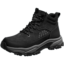 Camel outdoor shoes 2024 autumn new non-slip wear-resistant sports shoes casual outdoor high-top mountaineering hiking shoes for men