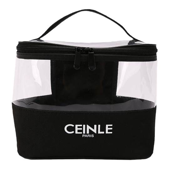 新款韩版透明高颜值化妆包女便携大容量时尚防水洗漱包化妆箱