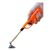Outdoor household barbecue igniter inflatable lighter windproof welding gun point moxibustion cigar flame gun long handle