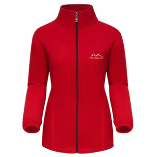 秋冬季摇粒绒外套卫衣上衣女拉链开衫立领抓绒衣中老年女装妈妈装