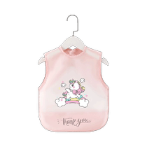 Baby smock childrens eating bib waterproof and anti-dirty mens apron rice pocket food supplement child female sleeveless summer