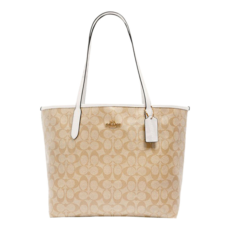 Coach Outlet Women's City23 Presbyopia Shoulder Handbag Tote Bag CV976