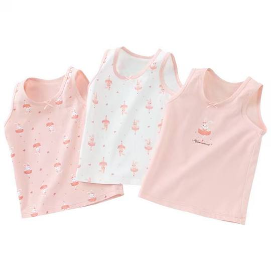 女童背心a类纯棉内穿儿童宝宝女宝小背心内搭冬吊带女孩贴身打底