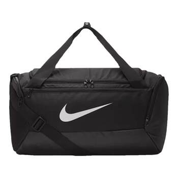 Nike Brasilia double zipper ຖົງໃສ່ຖົງຢາງກິລາທີ່ມີຄວາມຈຸສູງ BA5957-010 ສີດໍາ