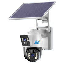 Solar camera monitor 360 degrees without blind spots mobile phone remote outdoor night vision 4G without network 1268