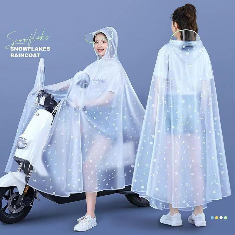 Extra Large, Thickened, Extended Transparent Raincoat for Electric Vehicles and Motorcycles, Storm-Proof Extra Large, Thickened, Extended Transparent Raincoat for Electric Vehicles and Motorcycles, Storm-Proof