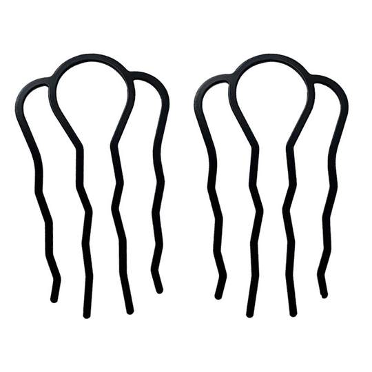 Vierzahniger Haarkamm aus Metall