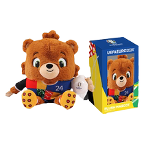 2024 European Cup official mascot Arbat bear decompression ball doll hand-made doll holiday gift