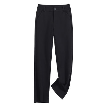 Xinyue straight pants women's spring and autumn 2026 black nine-point pants slimming large waist high women's suit pants casual pants