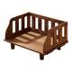 Dog bed, pet bed, small and medium-sized dog kennel, Teddy sleeping off the ground solid wood bed, removable and washable cat bed, universal for all seasons