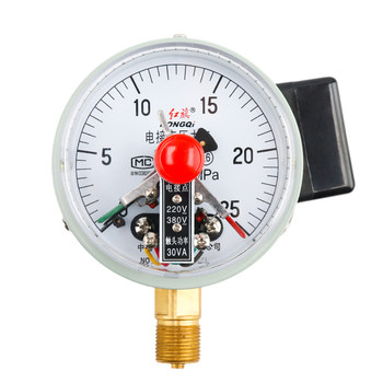 Yxc-100 radial magnetic auxiliary electrical contact pressure gauge