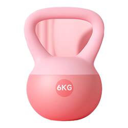 Soft Kettlebell for Men's Home Fitness, Muscle Building, Core Training, 6kg Exercise Kettlebell, Dumbbell Swing Kettlebell