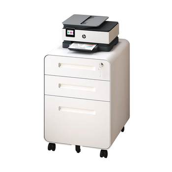 Under the table movable cabinet iron file cabinet office storage cabinet mobile low cabinet with lock drawer storage cabinet small cabinet