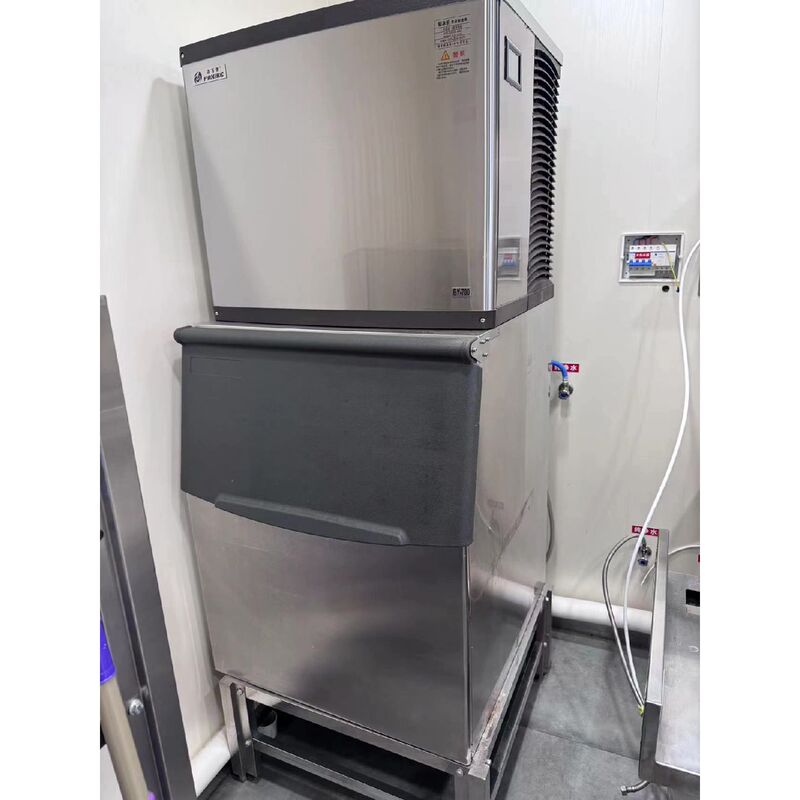 Miexue Bingcheng Exclusive 700-Pound Water-Cooled Ice Machine Jingbaiyu Commercial Ice-Making Equipment Miexue Bingcheng Exclusive 700-Pound Water-Cooled Ice Machine Jingbaiyu Commercial Ice-Making Equipment