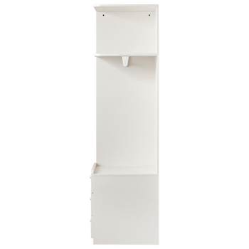 Quanyou home rubber wood simple children's finished wardrobe