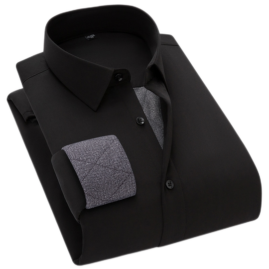 Diplomat-Thermohemd mit Wollfutter und Fleeceverdickung