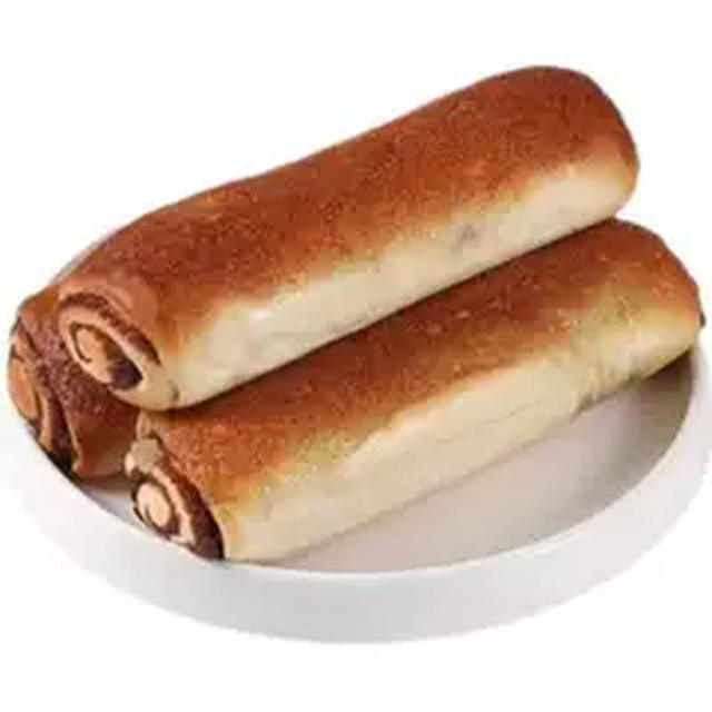 Coconut red bean paste bread with coconut bean paste filling