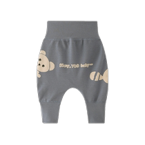 Youqi baby pants new stretch cotton type A high waist design comfortable and warm casual trousers cute autumn and winter style