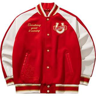 Anta good things happen men's baseball jacket