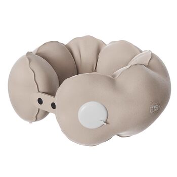 Inflatable u-shaped pillow travel portable neck pillow