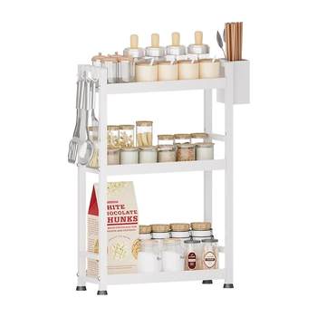 Multifunctional seasoning supplies kitchenware multi-layer storage rack