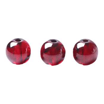 Collectible natural wine red garnet loose beads