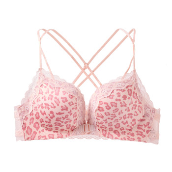 Six rabbits small breast push up front button bra