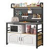 Kitchen shelf stainless steel console perforated plate