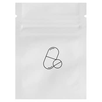 Small medicine bag portable sealed aluminum foil package to avoid light and moisture