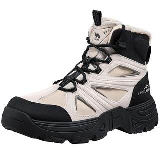 [骆驼指南针]雪地靴男2025冬季防滑厚底棉鞋户外加绒保暖马丁靴