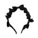 Sweet and versatile headband satin bow hairpin headpiece