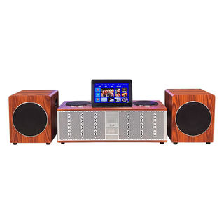 奇声E8 K歌音响一体机WIFI蓝牙语音点歌机家庭影院音箱两个低音炮