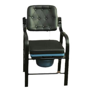 Reinforced load-bearing anti-slip commode chair with stable and thickened cushions