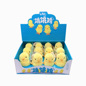 Jumping chicken and duck clockwork bounce chicken and duck toy