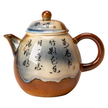 Porcelain brand teapot fired at high temperature