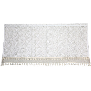 Iris township blue fresh translucent half curtain window screen