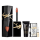 YSL Saint Laurent Black Tube Lip Glaze Mirror Lipstick 610 Cosmetics Birthday Gift Box for Women
