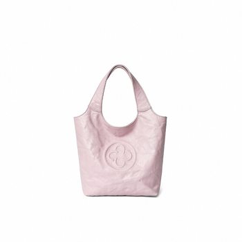 Casile women's bag small vegetable basket bag handbag pink high-end vegetable tanned cowhide pleated hand-carried one-shoulder cross-body bag