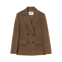 (95 Early adopters) Three little goats hourglass aesthetic suit 100 pure cashmere coat double-sided woolen suit for women