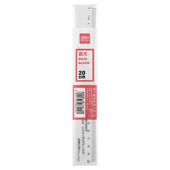 Deli stationery 6220 plastic ruler