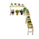 Flower stand balcony mobile flower stand living room floor bracket