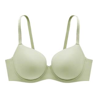 【小青提】遐无痕内衣女薄款新光面上托侧推全罩杯大胸显小文胸