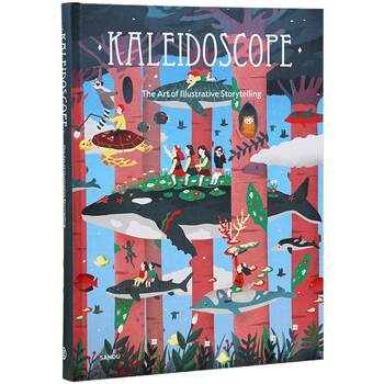 Kaleidoscope: Colorful Vision - Artistic Cartoon Character Illustration Collection, Material and Work Collection, Illustration Design Book with Stories to Be Told