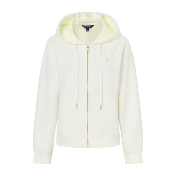 Polowalk women's sweater suit 2026 spring simple hooded straight jacket casual sports commuting women's wear