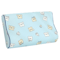 Cotton cartoon childrens latex pillow case 30x50 single kindergarten pillow core liner cover treasure 27x45 pair