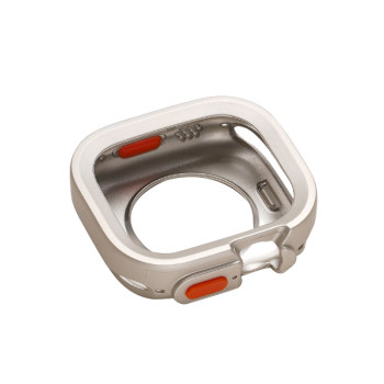 Iserisewatch is suitable for iwatchs11 protective shell soft apple watch s9/8applewatch transparent all-inclusive s10 contrasting color shell anti-fall and anti-collision 6 advanced niche second ultra