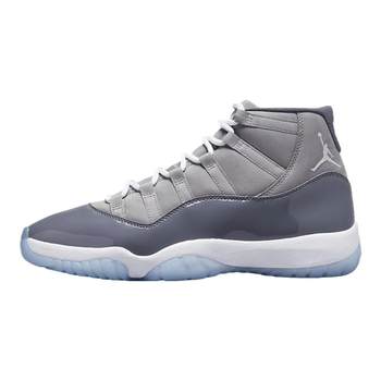 Fenghuo Air Jordan 11 AJ11 ເຢັນສີຂີ້ເຖົ່າ Joe 11 ເກີບບ້ວງສູງຂອງແມ່ຍິງ 378038-005