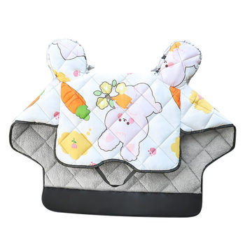 Foldable electric vehicle windshield quilt is velvet and thickened in winter