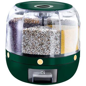 Rotating grain bucket